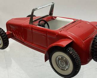 VINTAGE NYLINT RED OPEN WHEEL HOT ROD,