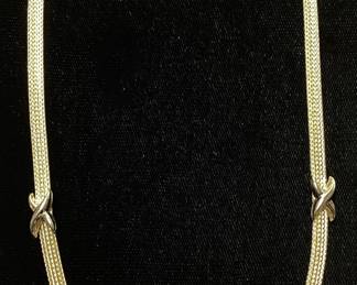 14kt GOLD NECKLACE, 8g, 16’’L,