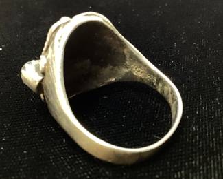 925 SILVER EAGLE & BLACK ONYX, 18g