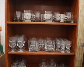 Republic and Northwest Airline glassware