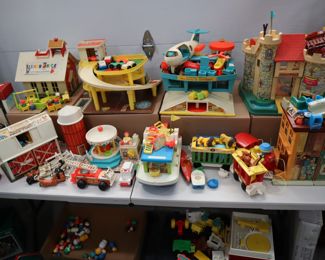 Vintage Fisher Price toys