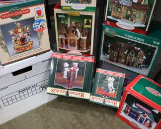 Lemax Christmas village and Christmas decorations