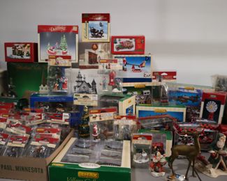 Lemax, Dickens, and Heartland Valley Christmas village