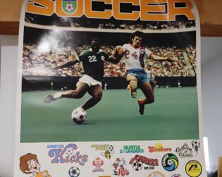 Vintage MN Kicks poster. There are other Kicks items...hats, t shirts, etc.