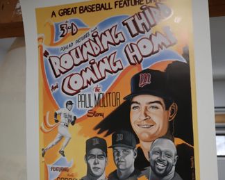 #115 of 250. Poster is signed bottom left corner by Paul Molitor.