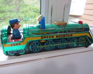Vintage tin train