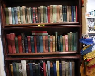 Vintage and antique fiction books