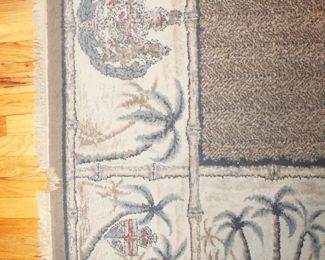 Area Rug - 92' x 64" in First Floor Den - Detail