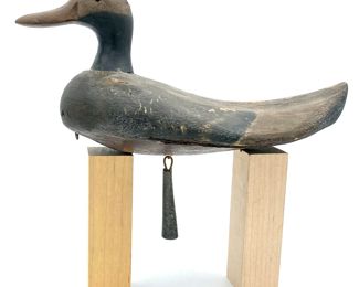 Antique Duck Decoy w/  Ballast 13" x 6" x 6"