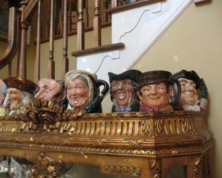 Large Size Vintage Toby Mugs by Royal Doulton