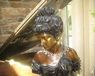 bronze bust