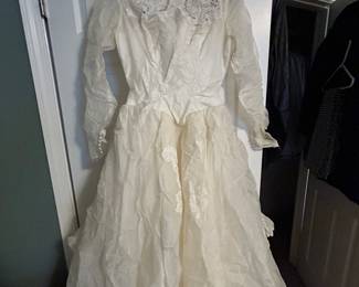 Vintage wedding gown
