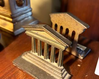 Brass bookends