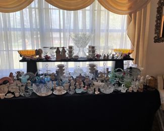 MISC ELEGANT GLASSWARE