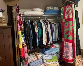 LADIES CLOTHING AND BED LINENS