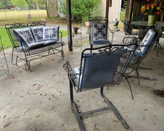 METAL PATIO FURNITURE