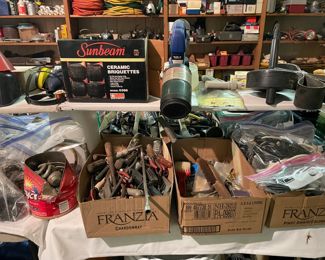 HAND TOOLS, NAILS, BOLTS, ELECTRICAL SUPPLIES, HINGES, ETC