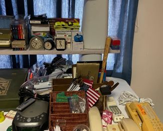 VINTAGE CLOCKS AND TELEPHONES