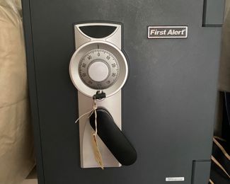 First Alert Safe with combination and Key