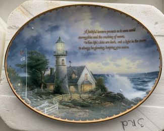 Several Thomas Kinkade Plates with Certificate of Authenticity