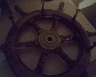 Nautical captain wheel