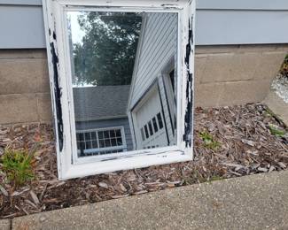 Distressed  Large Mirror