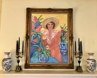 Portrait by local artist and founder of the City Stages music festival Barbara “Babs” Simpson