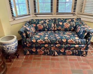 Chintz loveseat