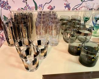 Mid century barware