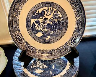 Blue Willow plates