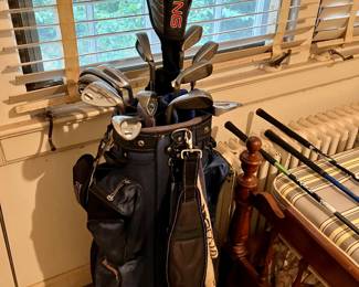 Set of Ping golf clubs
