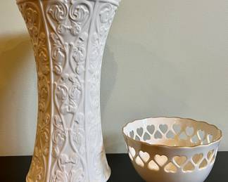 Lenox Vase & Bowl