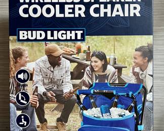 Bud Light Wireless Speaker Cooler Chair