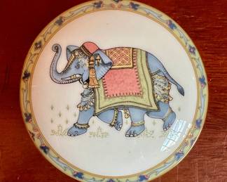 Wedgewood Blue Elephant Trinket Box