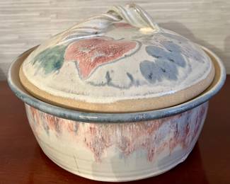 Art Pottery Casserole Dish