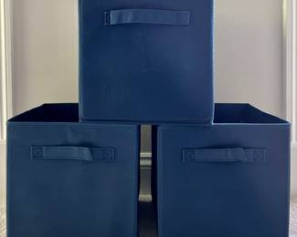 (3) Folding Storage Bins