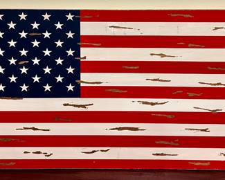 Rustic American Flag
