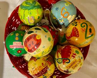 12 Days of Xmas Ornaments