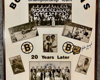 Autographed Johnny Bucyk #9 Poster