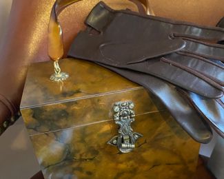 Vintage box purse