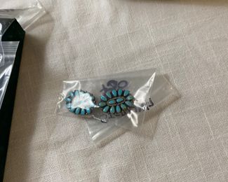 Sterling and turquoise 