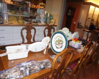 dining table and chairs