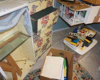 doll house and accessories