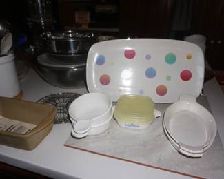polka dot tray