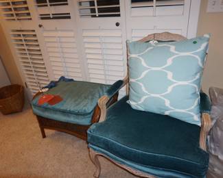 chair and footstool