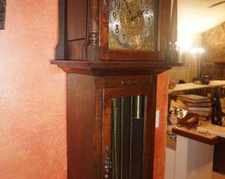Handmade Grandfather clock, Walnut