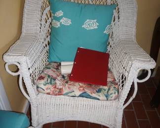 Wicker rocker