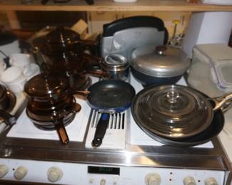 Vision ware, pots and pans