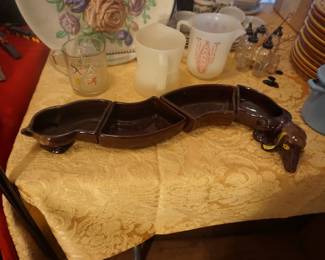 dachshund serving piece