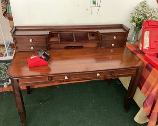 Nice writing desk with drawers,